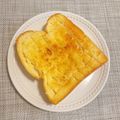 ＊＊めろん＊＊'s cooksnap of when they made バターシュガートースト。超簡単！朝食に！.