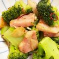 majyu1011's cooksnap of when they made ベーコンとブロッコリーのペペロン炒め♪.