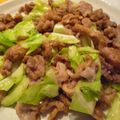 食パンダ's cooksnap of when they made キャベツ＆豚肉炒め　カレー風味.