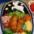 みのもんぺ's cooksnap of when they made キャラ弁＊プチフランクdeコリラックマ♪.