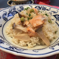 クック5E2Q86☆'s cooksnap of when they made えのきたけとサーモンの欧風炊き込みピラフ.