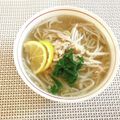 yesmama's cooksnap of when they made 夏は冷やして冬は暖か☘️フォー風スープ麺.