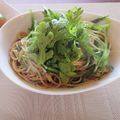 ふみシオン's cooksnap of when they made 春菊(小松菜)&アンチョビのパスタ.