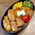 ばたみそーぱん☆'s cooksnap of when they made 厚揚げの豚ばら肉巻き★コク旨ソース焼き.