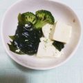 ﾁｲﾁｬﾝﾏﾏ's cooksnap of when they made 生姜香る豆腐とワカメの白だし煮.