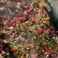 クック4VJOIY☆'s cooksnap of when they made かぶの茎を使ってもぅ1品♪茎のゴマ油炒め.