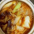 クックH86AFM☆'s cooksnap of when they made 鍋の素いらず！簡単みそキムチ鍋.