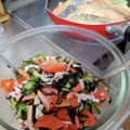 月✳Iris's cooksnap of when they made きゅうりとひじきとかにかまの酢の物.