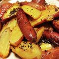 もりしげ屋's cooksnap of when they made 蜂蜜でかんたんタレの大学芋（風）.