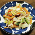 hachi737's cooksnap of when they made 白ご飯に合う豚バラ肉と白菜炒めトロトロ餡.