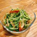 Haika☆'s cooksnap of when they made ちくわと水菜のからし酢醤油あえ.