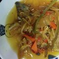 ブルジョアじじい's cooksnap of when they made 揚げない鯵の甘酢あんかけ.