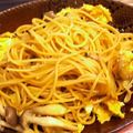 mrnkrnstar's cooksnap of when they made きのこと卵のパスタ.