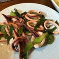ガッちゃん's cooksnap of when they made ウマっ！いかとネギの♪ガーリック塩炒め♪.