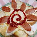 Takane1211's cooksnap of when they made おひさまみたい♪簡単ソーセージエッグパン.