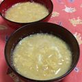 赤い電話's cooksnap of when they made 胃腸にやさしい！大根おろしと卵の味噌汁.