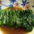 aizu_po's cooksnap of when they made 簡単もう一品！春菊辛子和え.