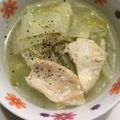 まめ郎's cooksnap of when they made 白菜と豚肉の塩麹蒸し.