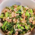 hiroroppp3's cooksnap of when they made 大根葉が手に入ったら♡大根葉と豚そぼろ.