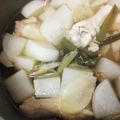 ﾏﾕｺｺ's cooksnap of when they made 手羽元、大根、ごぼうの塩煮込み.
