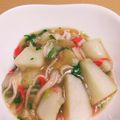 すずなまり's cooksnap of when they made 時短☆里芋noカニカマあんかけ.