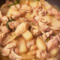 sayaka382's cooksnap of when they made 大根下茹で簡単！あったか鶏大根☆.
