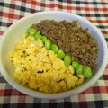 龍青空ママ's cooksnap of when they made 簡単!三色ご飯.