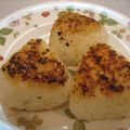 サンディサンディ's cooksnap of when they made 絶対ウマイ!焼きおにぎり.