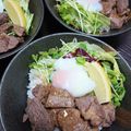 2児ママ's cooksnap of when they made サイコロステーキ丼.
