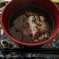 ☆hikonyan☆'s cooksnap of when they made 黒蜜＆黒ゴマ入りの簡単おしるこ♪.