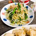 へい♡ゆー♡'s cooksnap of when they made 5分！もやしとニラのベーコン カレー炒め.