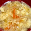 e2yu's cooksnap of when they made 人参と卵のほわほわ味噌汁.