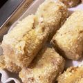 yoama's cooksnap of when they made キーマカレーの残りで！カレーコロッケ.