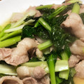 菜つ実☆ミ's cooksnap of when they made 豚バラとターサイ炒め.