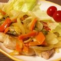 naopam's cooksnap of when they made 豚ロースの野菜あんかけ.