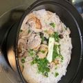 hanachiwa's cooksnap of when they made ストウブ バター香る明太子炊き込みご飯.