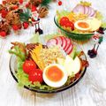 Satoco❋'s cooksnap of when they made 胡麻ドレッシングに☆きな粉プラスサラダ.