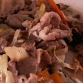しろちゃん♥'s cooksnap of when they made 豚コマとカット野菜の塩麹炒め.