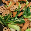 junkoの日々's cooksnap of when they made 小松菜とさつま揚げ さっと煮.