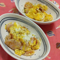 赤い電話's cooksnap of when they made 超簡単！魚肉ソーセージとたまごの炒め物.