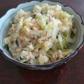 へのへのもへの's cooksnap of when they made シーチキンのレタスチャーハン.