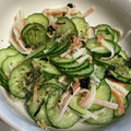 さおりん@料理特訓中's cooksnap of when they made きゅうりとひじきとかにかまの酢の物.