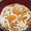 まあちゃんとペロ's cooksnap of when they made カレーうどん（カレーの残りでリメイク）.