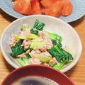 ちぇ☆りー's cooksnap of when they made 小松菜ツナ和え。茹でて和えるだけ！.