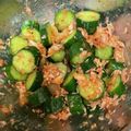 スコダー子's cooksnap of when they made 簡単☆きゅうりのツナキムチ和え.