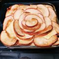 SUNMOONMOM's cooksnap of when they made 焼き林檎のシナモンメープルパンプディング.
