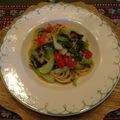 melmarilyn's cooksnap of when they made ずぼら瞬殺☆トマトと青梗菜のツナパスタ.