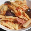 ＣＴＵ's cooksnap of when they made なすとベーコンのペンネ☆アラビアータ.