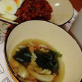 かなころもち's cooksnap of when they made ワカメとエノキとベーコンのあっさりスープ.