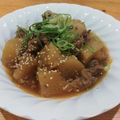☆サクサク☆'s cooksnap of when they made ♡圧力鍋で♡牛肉と大根の韓国風煮物♡.